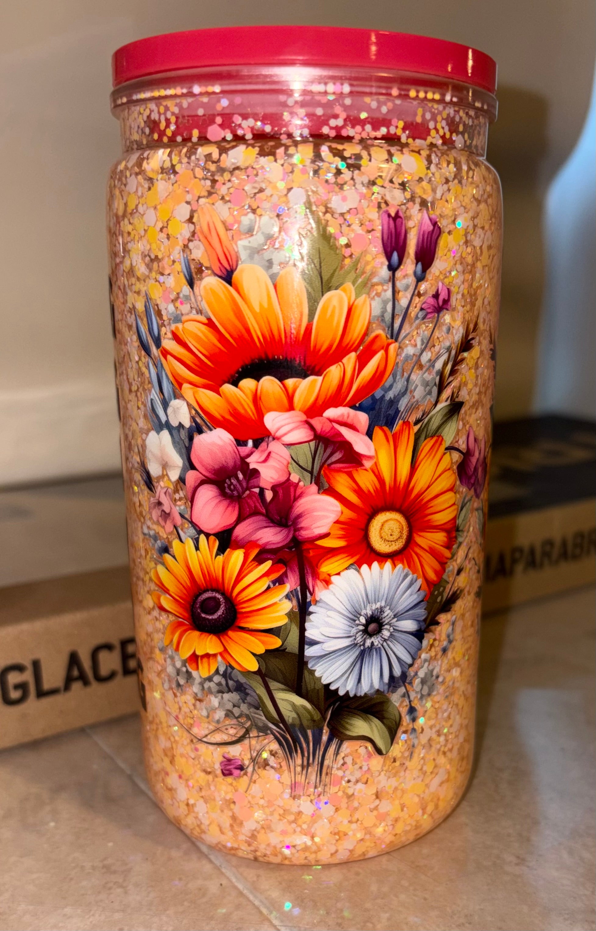 Snow globe tumbler